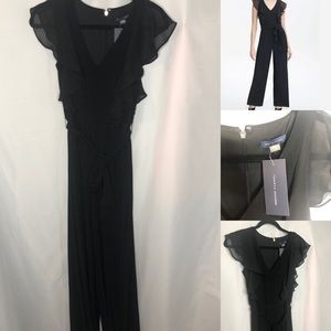 Tommy Hilfiger Jersey Chiffon Flutter Jumpsuit 2